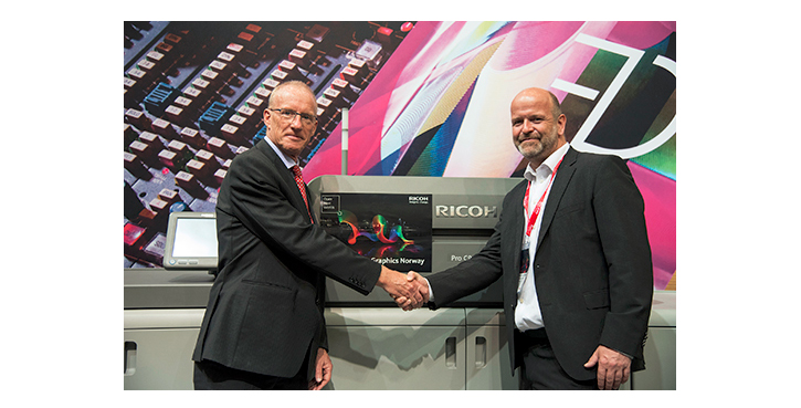 Cicero Digital signs for Ricoh Pro™ C9110 and Ricoh Pro™ C7110 at Drupa 2016