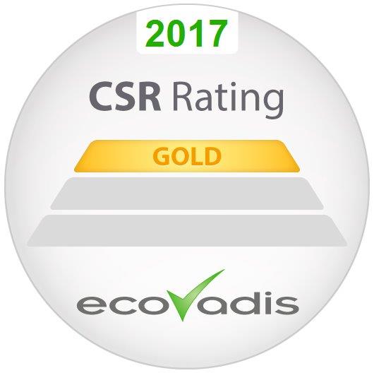 Ricoh awarded highest gold rating in EcoVadis global supplier