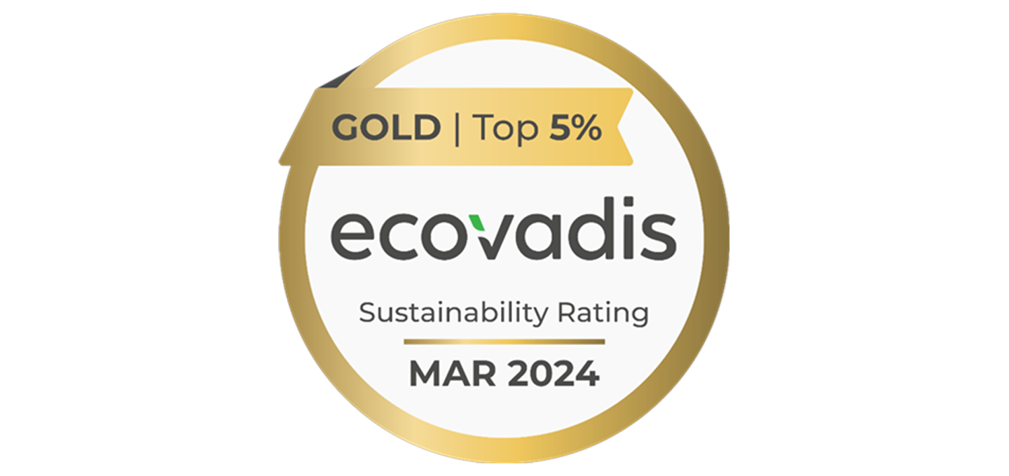Ricoh tilldelas för tionde gången EcoVadis Gold Rating  för sin hållbarhetsprestanda