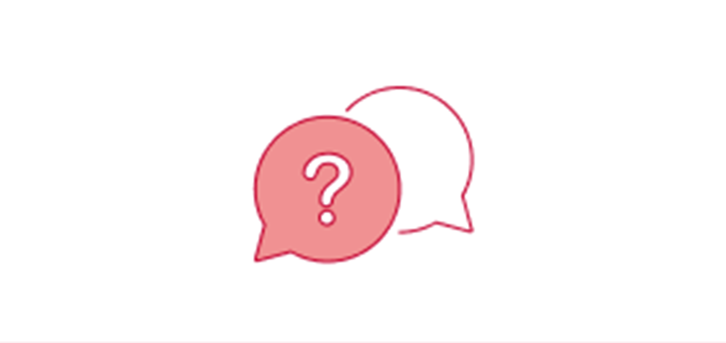 Two speech bubbles