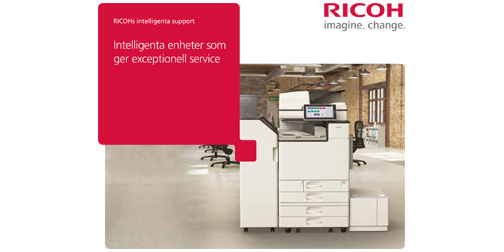 RICOH Intelligent Support Broschyr om RICOHs intelligenta support